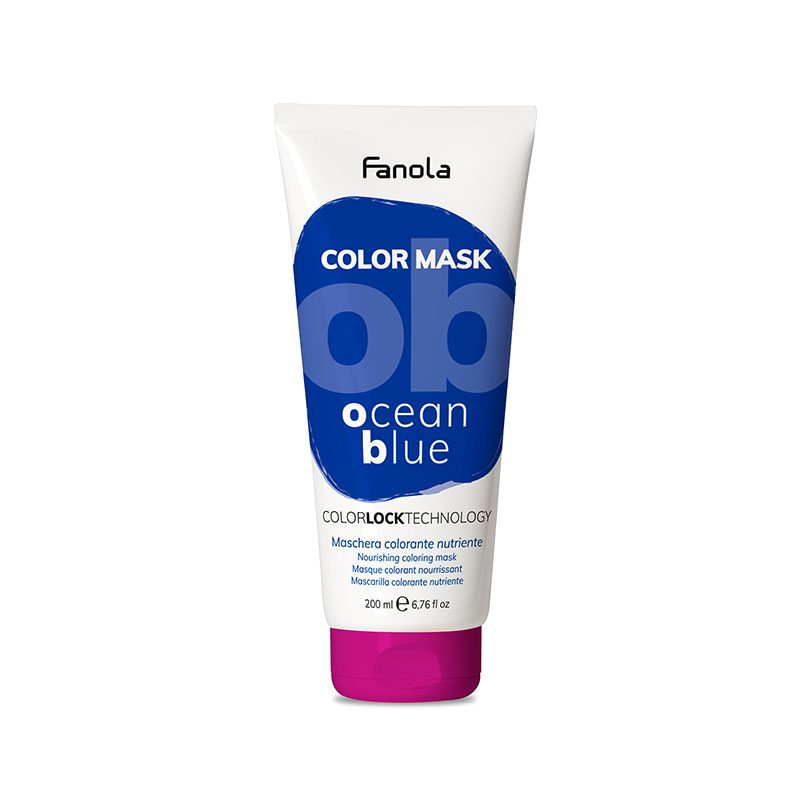 Fanola Color Mask Ocean Blue 200ml – Χρωμομάσκα Μπλε για Έντονο Fashion Χρώμα & Λάμψη