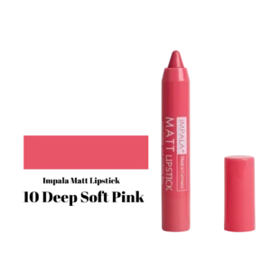 Impala Automatic Matt Lipstick Long Lasting and Perfume Free No10 Deep Soft Pink – Αυτόματο Ματ Κραγιόν Deep Soft Pink