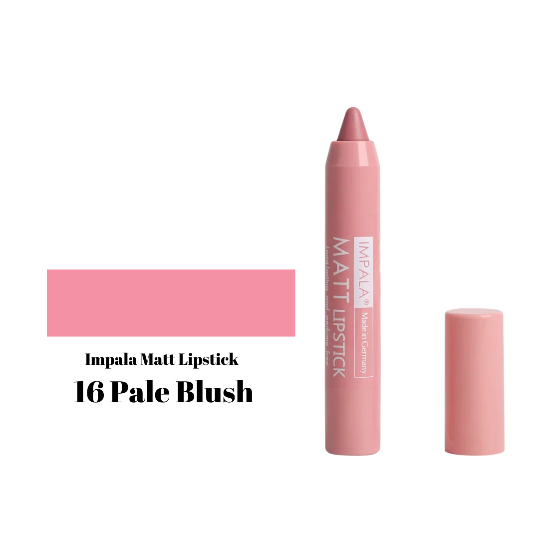 Impala Automatic Matt Lipstick Long Lasting and Perfume Free No16 Pale Blush – Αυτόματο Ματ Κραγιόν Pale Blush