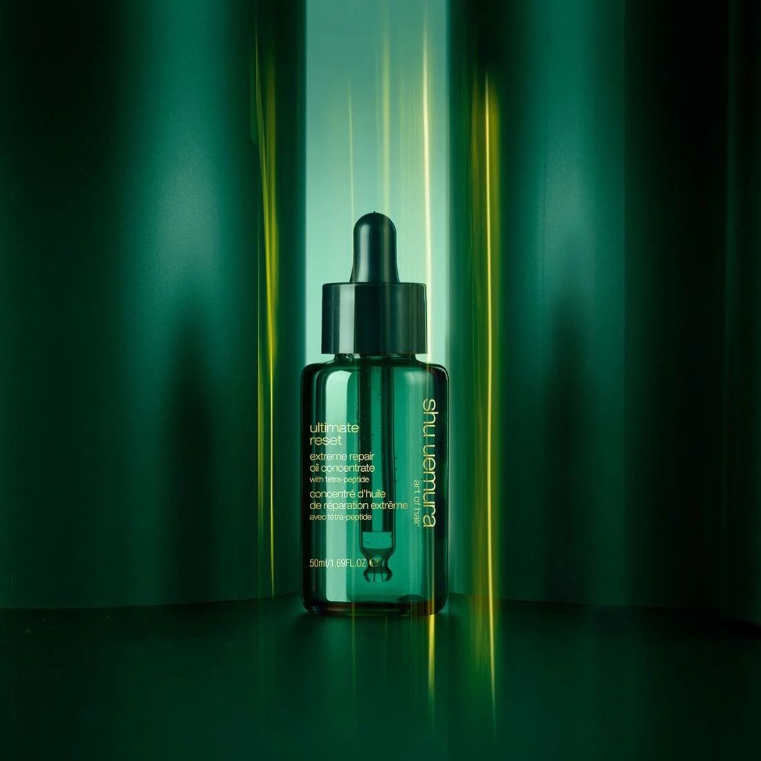 Shu Uemura Ultimate Reset Extreme Repair Oil Concentrate 50ml – Συμπυκνωμένο Έλαιο Επανόρθωσης για Πολύ Φθαρμένα Μαλλιά - Image 3