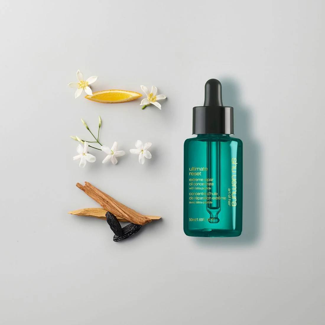 Shu Uemura Ultimate Reset Extreme Repair Oil Concentrate 50ml – Συμπυκνωμένο Έλαιο Επανόρθωσης για Πολύ Φθαρμένα Μαλλιά - Image 5