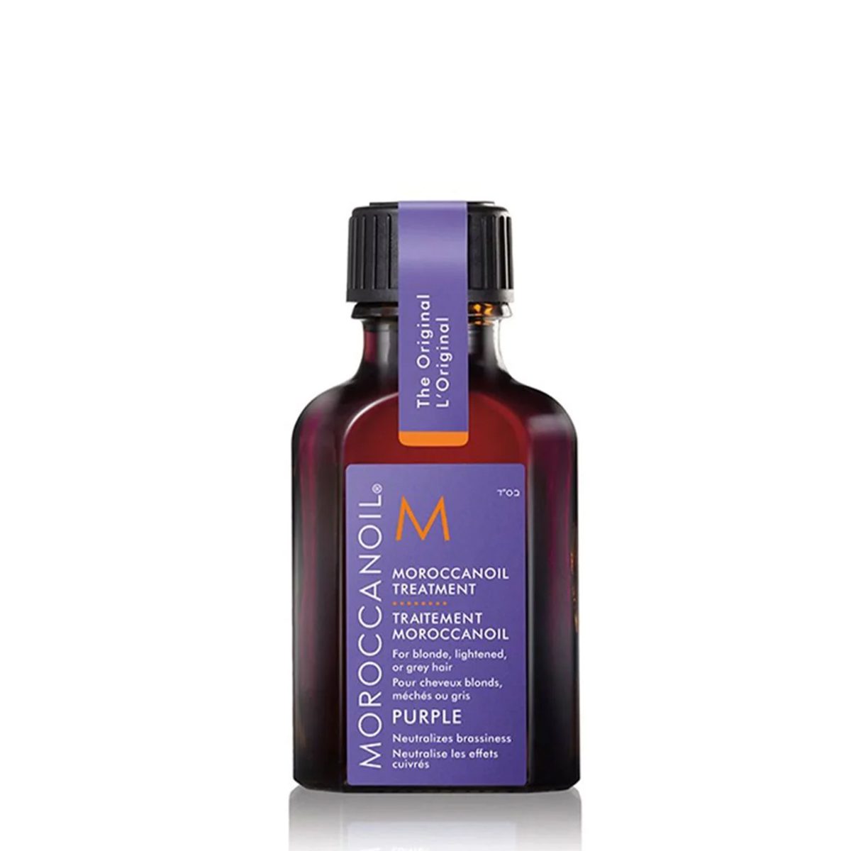Moroccanoil Oil Purple Treatment 25ml - Έλαιο Argan με Ιώδεις Χρωστικές για Ξανθά & Γκρίζα Μαλλιά