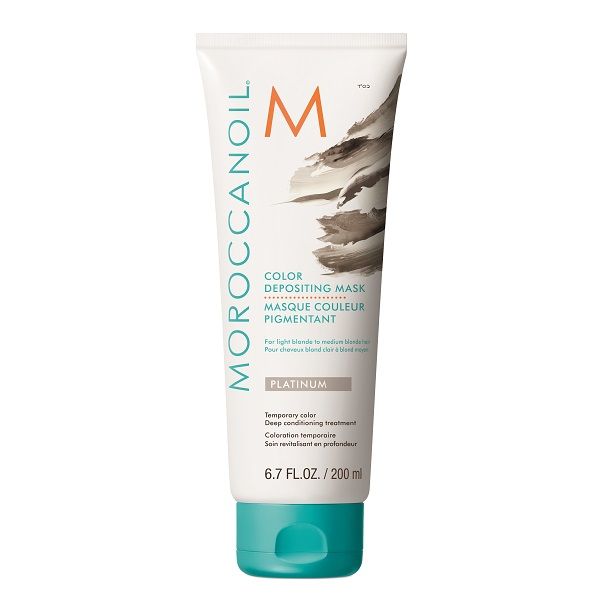 Moroccanoil Color Depositing Mask Platinum 200ml – Χρωμομάσκα Ψυχρού Ξανθού