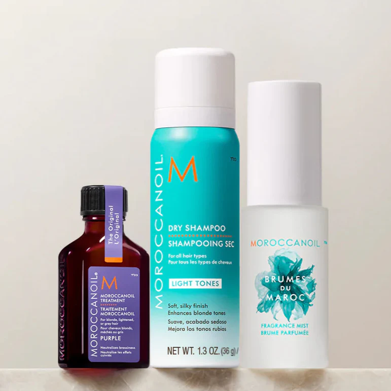 Moroccanoil Refresh Nourish and Go Light Tones – Σετ Ανανέωσης & Εξουδετέρωσης Θερμών Τόνων - Image 3