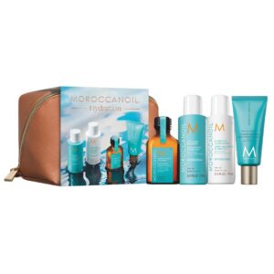 Moroccanoil Τravel Kit Hydration Set (Shampoo, Conditioner, Oil Treatment, Hand Cream, Νεσεσέρ)