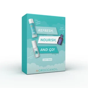 Moroccanoil Refresh Nourish and Go Light Tones – Σετ Ανανέωσης & Εξουδετέρωσης Θερμών Τόνων