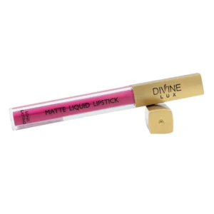 Divine Lux Matte Liquid Lipstick No.02 Fuchsia – Ματ Κραγιόν Υγρής Μορφής με Μακρά Διάρκεια & Βελούδινο Φινίρισμα