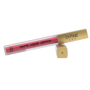 Divine Lux Matte Liquid Lipstick No.04 Rose – Ματ Κραγιόν Υγρής Μορφής με Μακρά Διάρκεια & Βελούδινο Φινίρισμα
