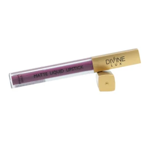 Divine Lux Matte Liquid Lipstick No.14 Hyacinth – Ματ Κραγιόν Υγρής Μορφής με Μακρά Διάρκεια & Βελούδινο Φινίρισμα