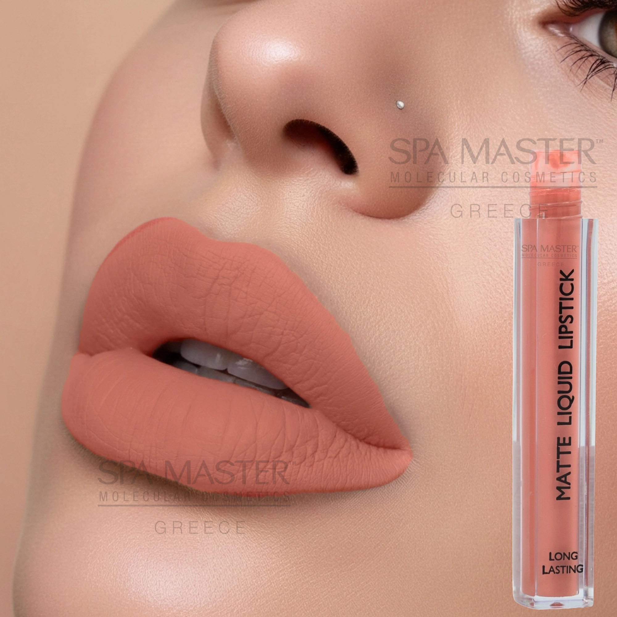 Divine Lux Matte Liquid Lipstick No.15 Daisy – Ματ Κραγιόν Υγρής Μορφής με Μακρά Διάρκεια & Βελούδινο Φινίρισμα - Image 2