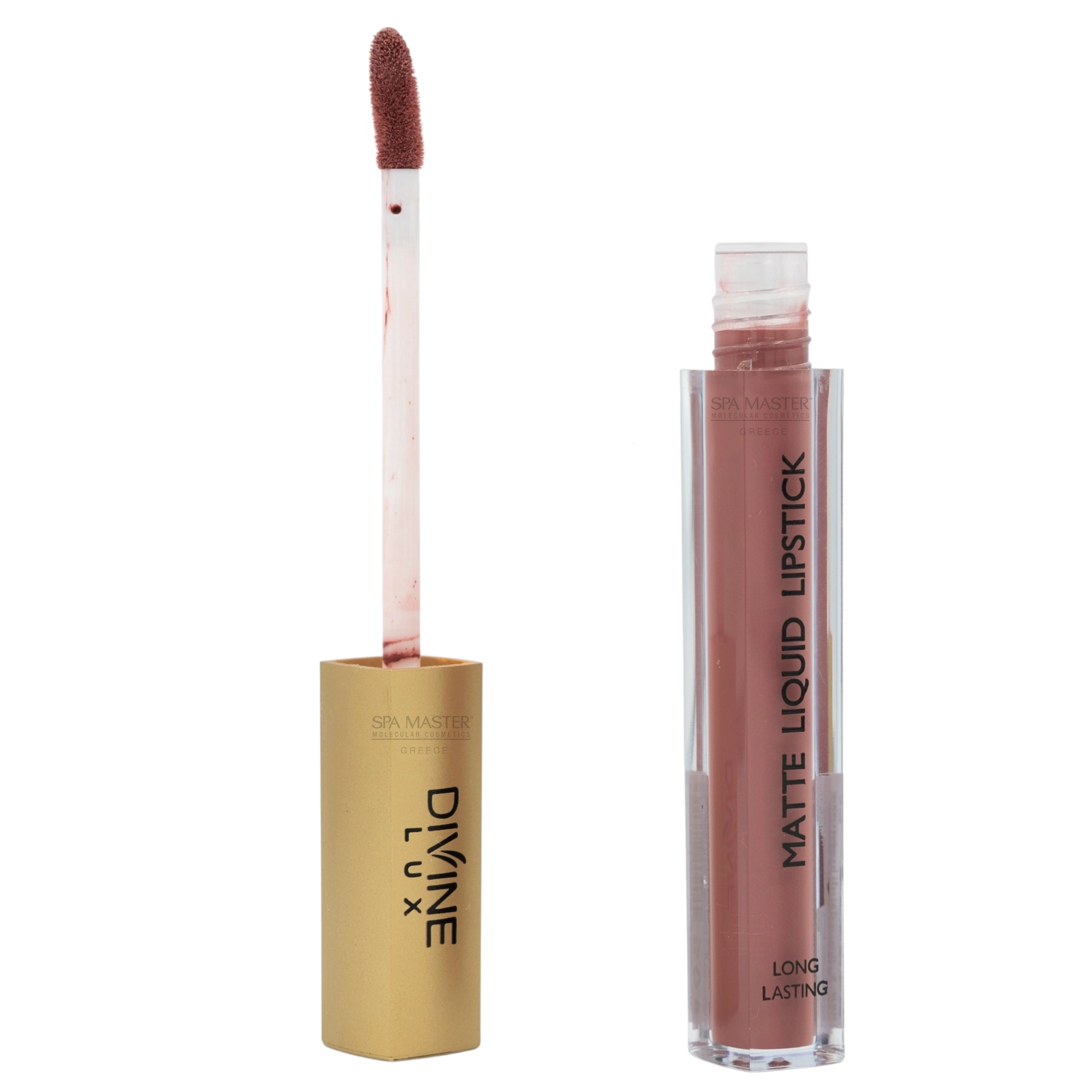 Divine Lux Matte Liquid Lipstick No.21 Desert Rose – Ματ Κραγιόν Υγρής Μορφής με Μακρά Διάρκεια & Βελούδινο Φινίρισμα - Image 4