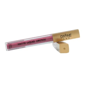 Divine Lux Matte Liquid Lipstick No.22 Water Lily – Ματ Κραγιόν Υγρής Μορφής με Μακρά Διάρκεια & Βελούδινο Φινίρισμα