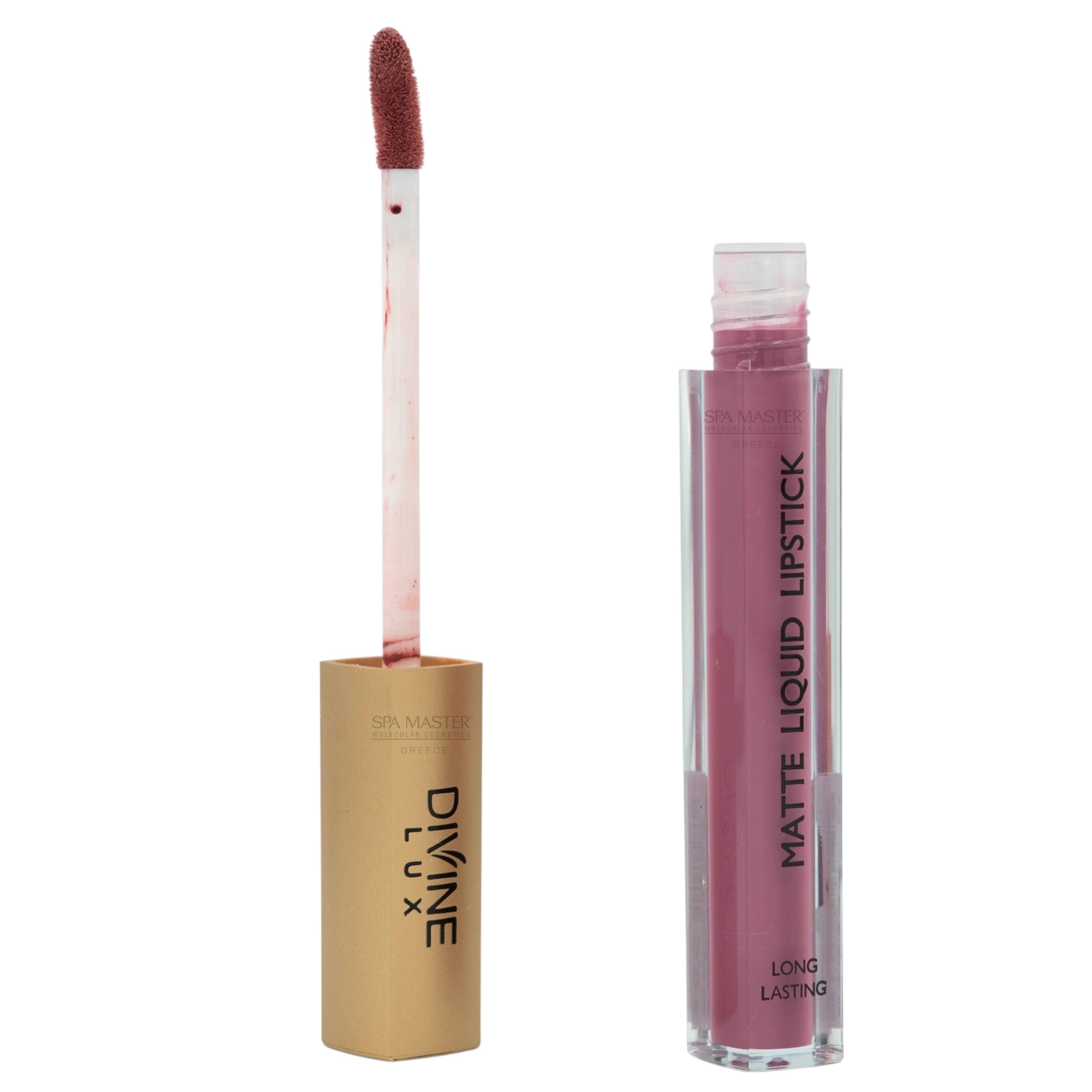 Divine Lux Matte Liquid Lipstick No.22 Water Lily – Ματ Κραγιόν Υγρής Μορφής με Μακρά Διάρκεια & Βελούδινο Φινίρισμα - Image 4