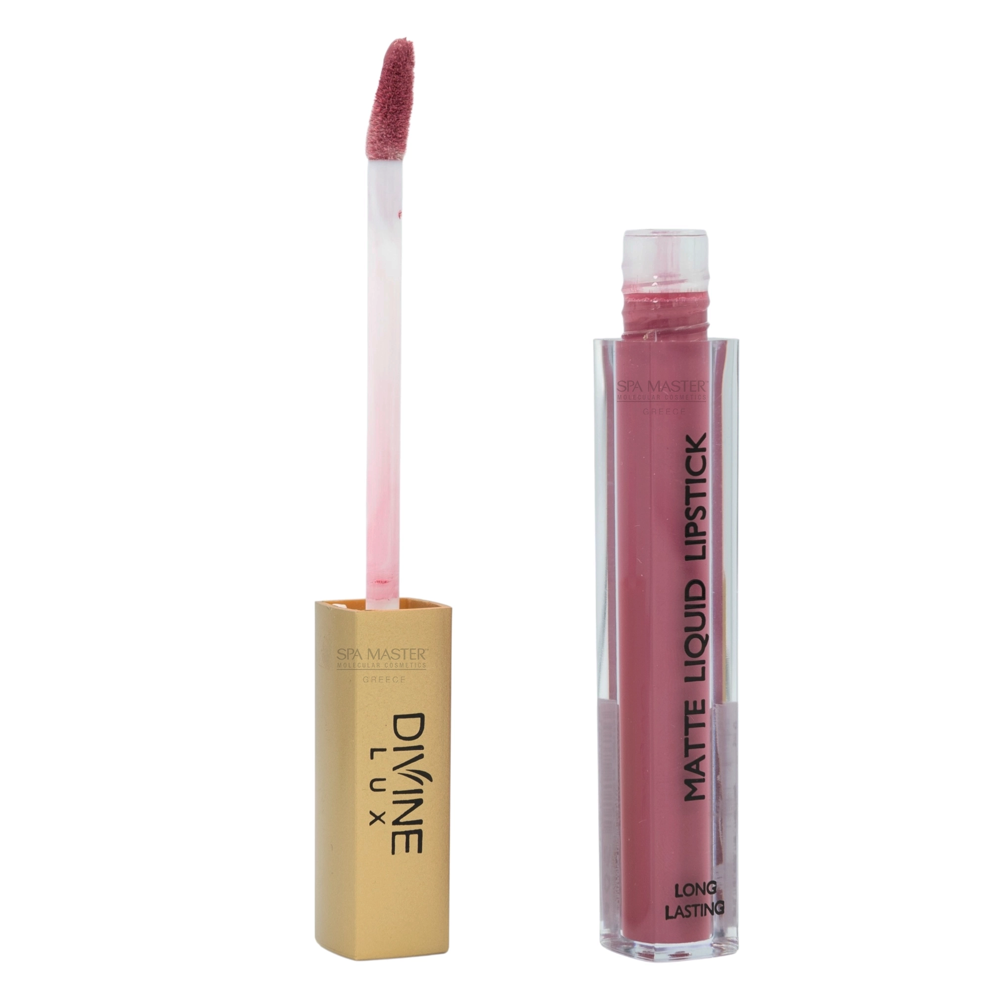 Divine Lux Matte Liquid Lipstick No.23 Blossom – Ματ Κραγιόν Υγρής Μορφής με Μακρά Διάρκεια & Βελούδινο Φινίρισμα - Image 4