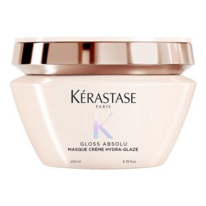 Kérastase Gloss Absolu Masque Crème Hydra Glaze 200ml – Μάσκα Λάμψης για Χοντρά Μαλλιά με Τάση Φριζαρίσματος