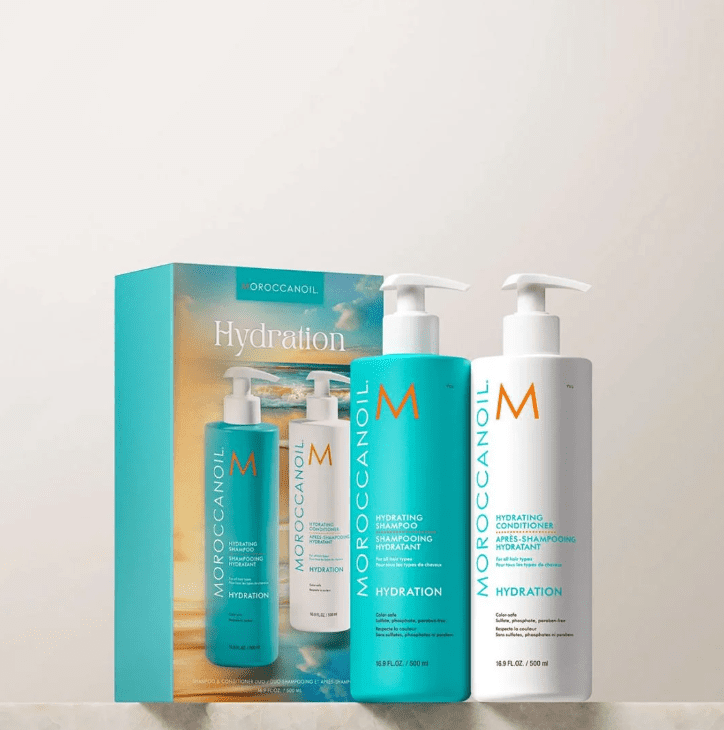 Moroccanoil Hydrating Shampoo 500ml & Conditioner 500ml Duo – Σετ Ενυδάτωσης για Ξηρά & Αφυδατωμένα Μαλλιά - Image 2