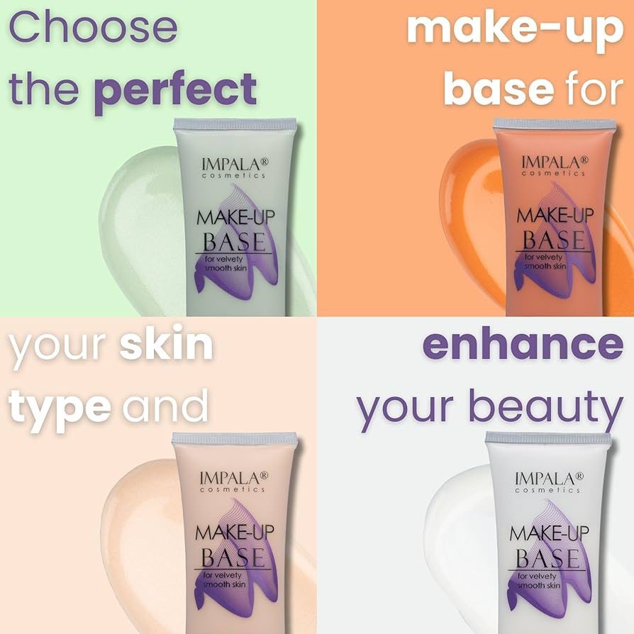 Impala Make Up Base Velvety Smooth Skin Green – Πράσινη Βάση Μακιγιάζ 30ml - Image 5