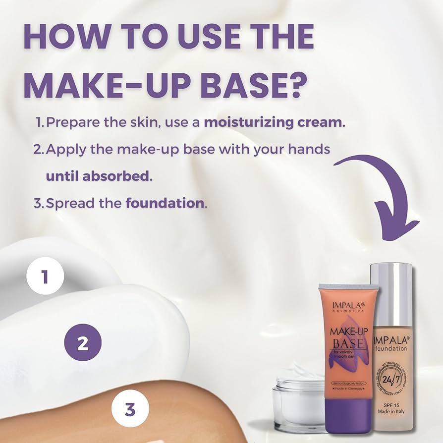 Impala Make Up Base Velvety Smooth Skin White – Λευκή Βάση Μακιγιάζ 30ml - Image 3