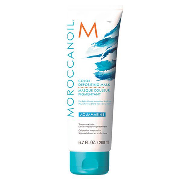 Moroccanoil Color Depositing Mask Aquamarine 200ml – Χρωμομάσκα Γαλάζιου Τόνου