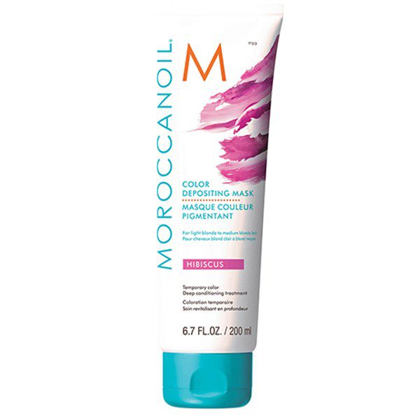 Moroccanoil Color Depositing Mask Hibiscus 200ml – Χρωμομάσκα Φούξια Απόχρωσης
