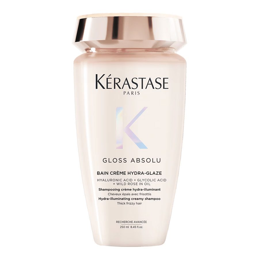 Kérastase Gloss Absolu Bain Riche Crème Hydra Glaze Shampoo 250ml – Σαμπουάν για Χοντρά Μαλλιά με Τάση Φριζαρίσματος