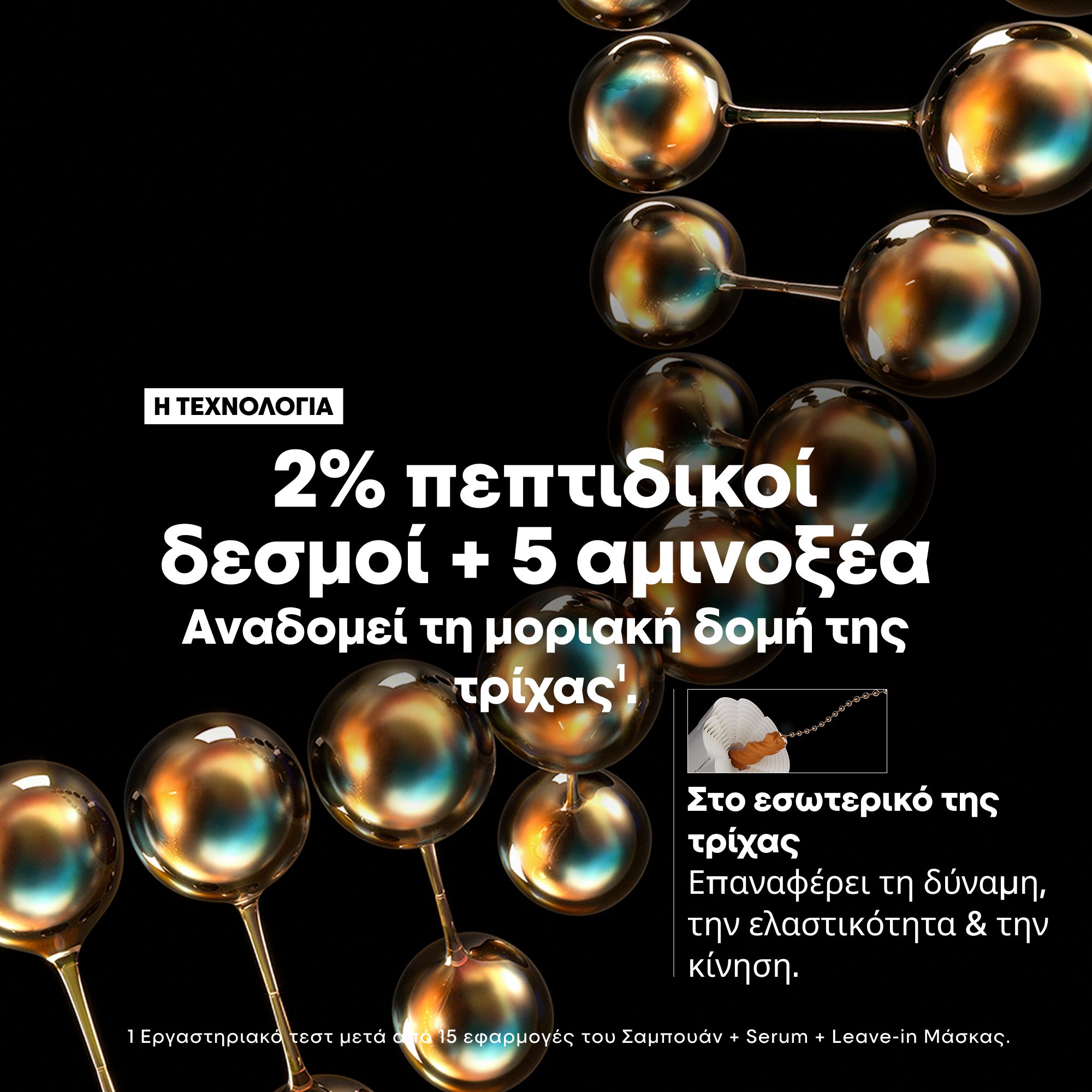 L'Oréal Professionnel Absolut Repair Molecular Mini Duo Set – Σετ Μοριακής Επανόρθωσης Μαλλιών (Shampoo 100ml & Leave-In Mask 50ml) - Image 8
