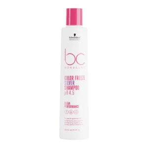 Schwarzkopf Bonacure Color Freeze Silver Shampoo 250ml – Σαμπουάν Εξουδετέρωσης Κίτρινων Τόνων για Ξανθά & Γκρίζα Μαλλιά