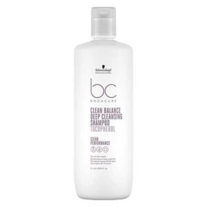 Schwarzkopf Bonacure Clean Balance Deep Cleansing Shampoo 1000ml – Σαμπουάν Βαθύ Καθαρισμού για Όλους τους Τύπους Μαλλιών