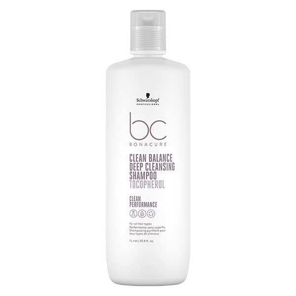 Schwarzkopf Bonacure Clean Balance Deep Cleansing Shampoo 1000ml – Σαμπουάν Βαθύ Καθαρισμού για Όλους τους Τύπους Μαλλιών
