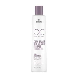 Schwarzkopf Bonacure Clean Balance Deep Cleansing Shampoo 250ml – Σαμπουάν Βαθύ Καθαρισμού για Όλους τους Τύπους Μαλλιών
