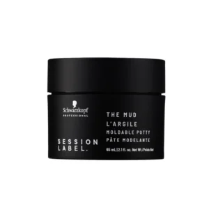 Schwarzkopf SESSION LABEL The Mud 65ml – Ματ Putty για Υφή & Επαναπλάσιμο Styling