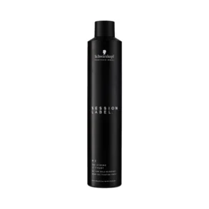 Schwarzkopf SESSION LABEL The Strong 500ml – Επαγγελματικό Hairspray Δυνατού Κρατήματος