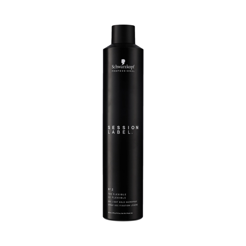 Schwarzkopf SESSION LABEL The Flexible 500ml – Επαγγελματικό Hairspray Εύπλαστου Κρατήματος