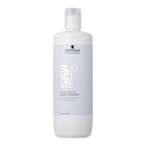 Schwarzkopf BLONDME Bond Repair Purple Shampoo 1000ml – Επαγγελματικό Σαμπουάν Εξουδετέρωσης Κίτρινων Τόνων