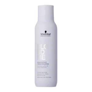 Schwarzkopf BLONDME Bond Repair Purple Shampoo 300ml – Σαμπουάν για Εξουδετέρωση Κίτρινων Τόνων