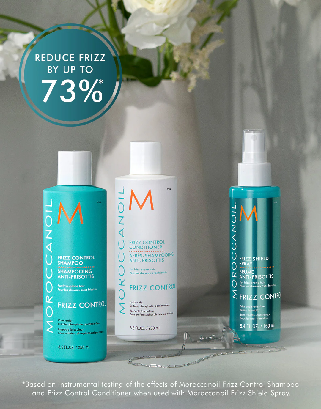 Moroccanoil Frizz Control Shampoo 1L – Επαγγελματικό Σαμπουάν Αντιφριζαρίσματος - Image 2