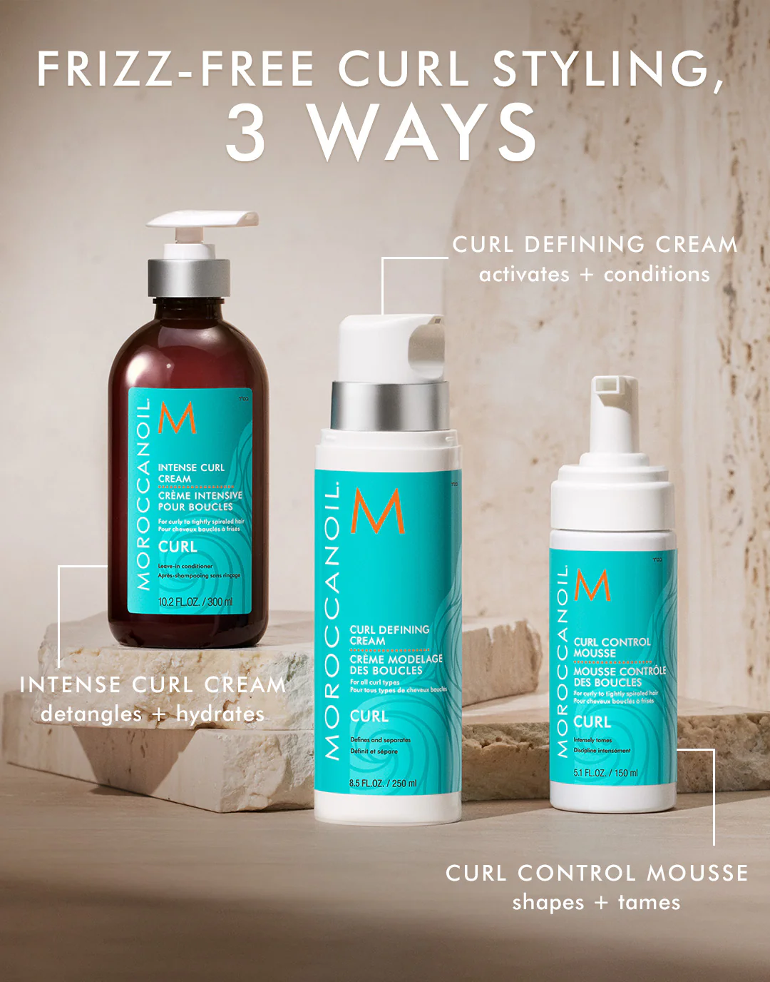 Moroccanoil Intense Curl Cream 500ml – Επαγγελματική Leave-In Κρέμα Ορισμού Μπούκλας - Image 3