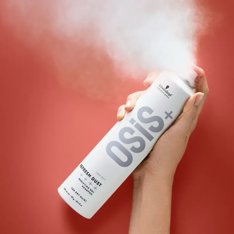 Schwarzkopf OSiS Refresh Dust 300ml – Dry Shampoo για Όγκο, Υφή & Απορρόφηση Λιπαρότητας - Image 2