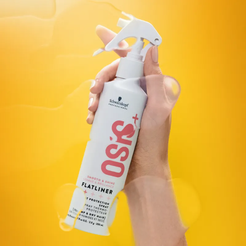 Schwarzkopf OSiS Flatliner 200ml – Spray Θερμοπροστασίας & Λείανσης κατά του Φριζαρίσματος - Image 2