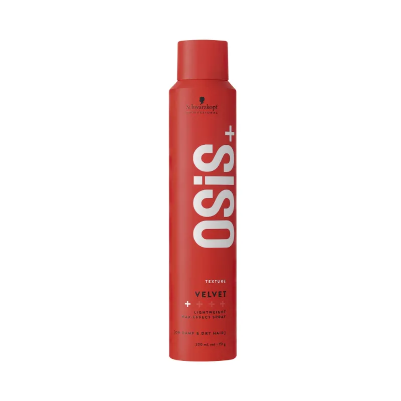Schwarzkopf OSiS Velvet 200ml – Spray Styling με Wax Effect & Ελαφρύ Κράτημα
