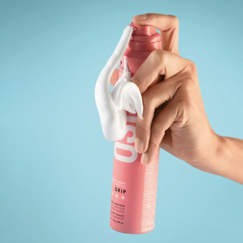 Schwarzkopf OSiS Grip 200ml – Αφρός Μαλλιών με Πολύ Δυνατό Κράτημα & Όγκο - Image 2