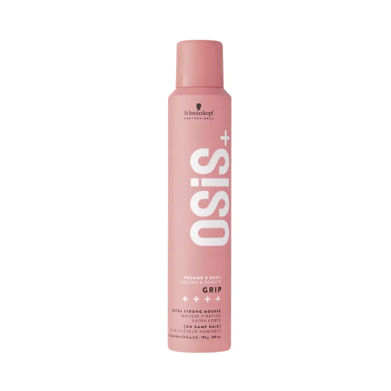 Schwarzkopf OSiS Grip 200ml – Αφρός Μαλλιών με Πολύ Δυνατό Κράτημα & Όγκο