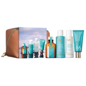 Moroccanoil Travel Kit Volume Set (Shampoo, Conditioner, Oil Treatment, Hand Cream, Νεσεσέρ)