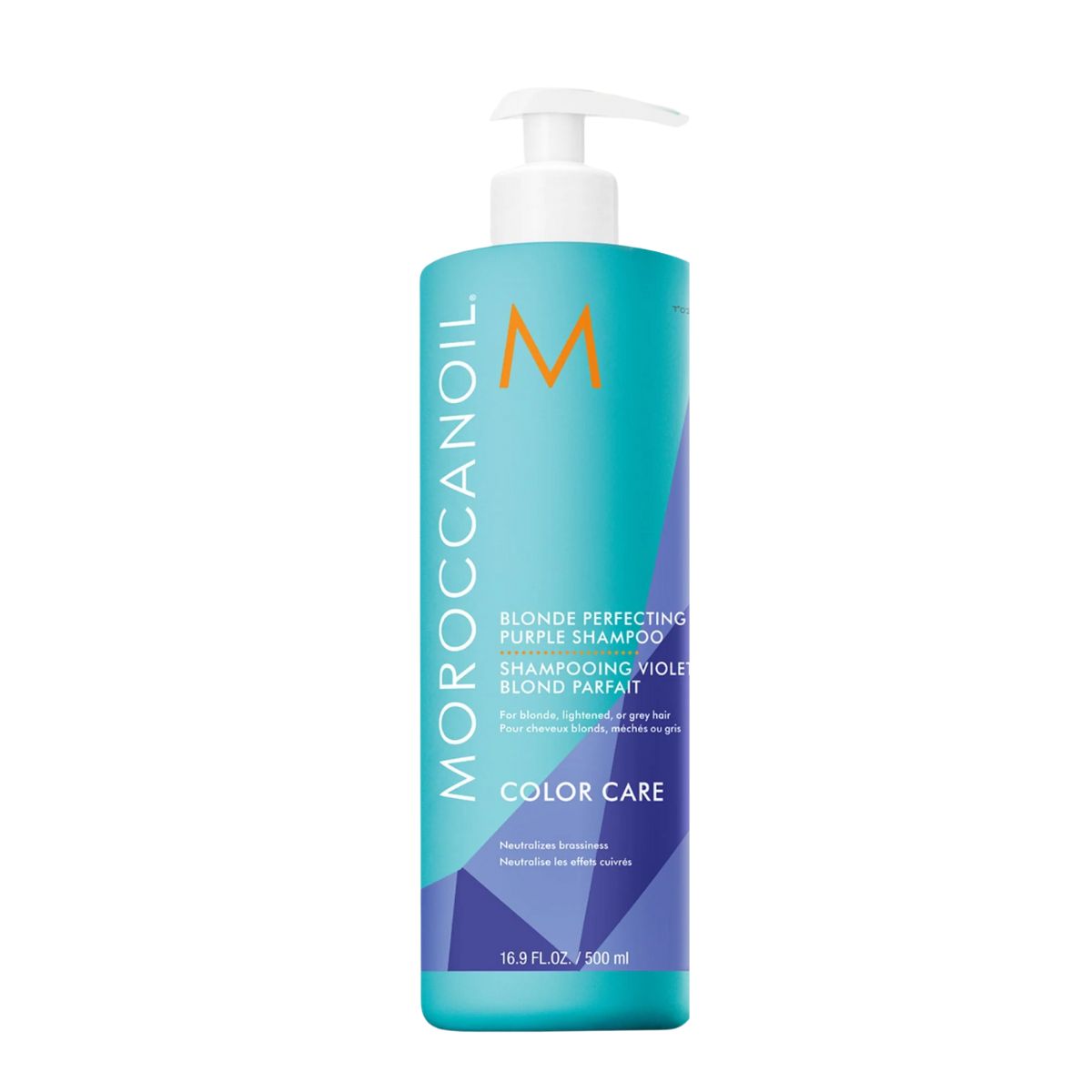 Moroccanoil Blonde Perfecting Purple Shampoo 500ml – Εξουδετέρωση Κίτρινων & Θερμών Τόνων