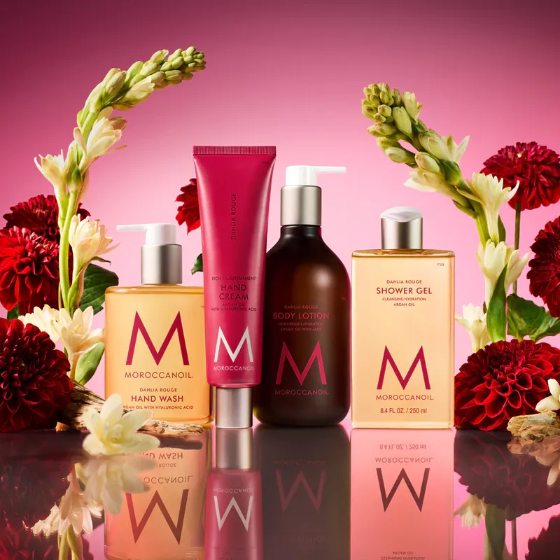 Moroccanoil Body Lotion Dahlia Rouge 360ml – Ελαφριά Ενυδατική Κρέμα Σώματος με Argan Oil & Υαλουρονικό - Image 4