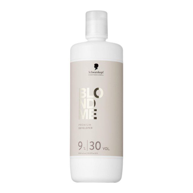 Schwarzkopf Professional BlondMe Premium Developer 9% 1000ml (30Vol) – Οξυζενέ για Έντονο Ξάνοιγμα