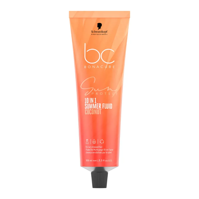 Schwarzkopf Bonacure Sun Protect 10-in-1 Summer Fluid 100ml – Leave-In Θεραπεία Πολλαπλών Δράσεων
