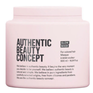 Authentic Beauty Concept Glow Mask 500ml – Επαγγελματική Μάσκα Εντατικής Θρέψης & Προστασίας Χρώματος