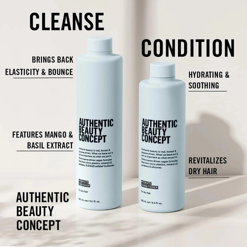 Authentic Beauty Concept Hydrate Conditioner 250ml – Conditioner Ενυδάτωσης για Ξηρά & Σγουρά Μαλλιά - Image 3
