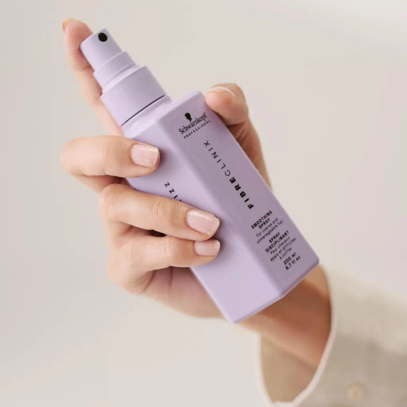 Schwarzkopf Fibre Clinix De-Frizz Smoothing Spray 200ml – Leave-In Spray Λείανσης & Αντι-Φριζαρίσματος - Image 7